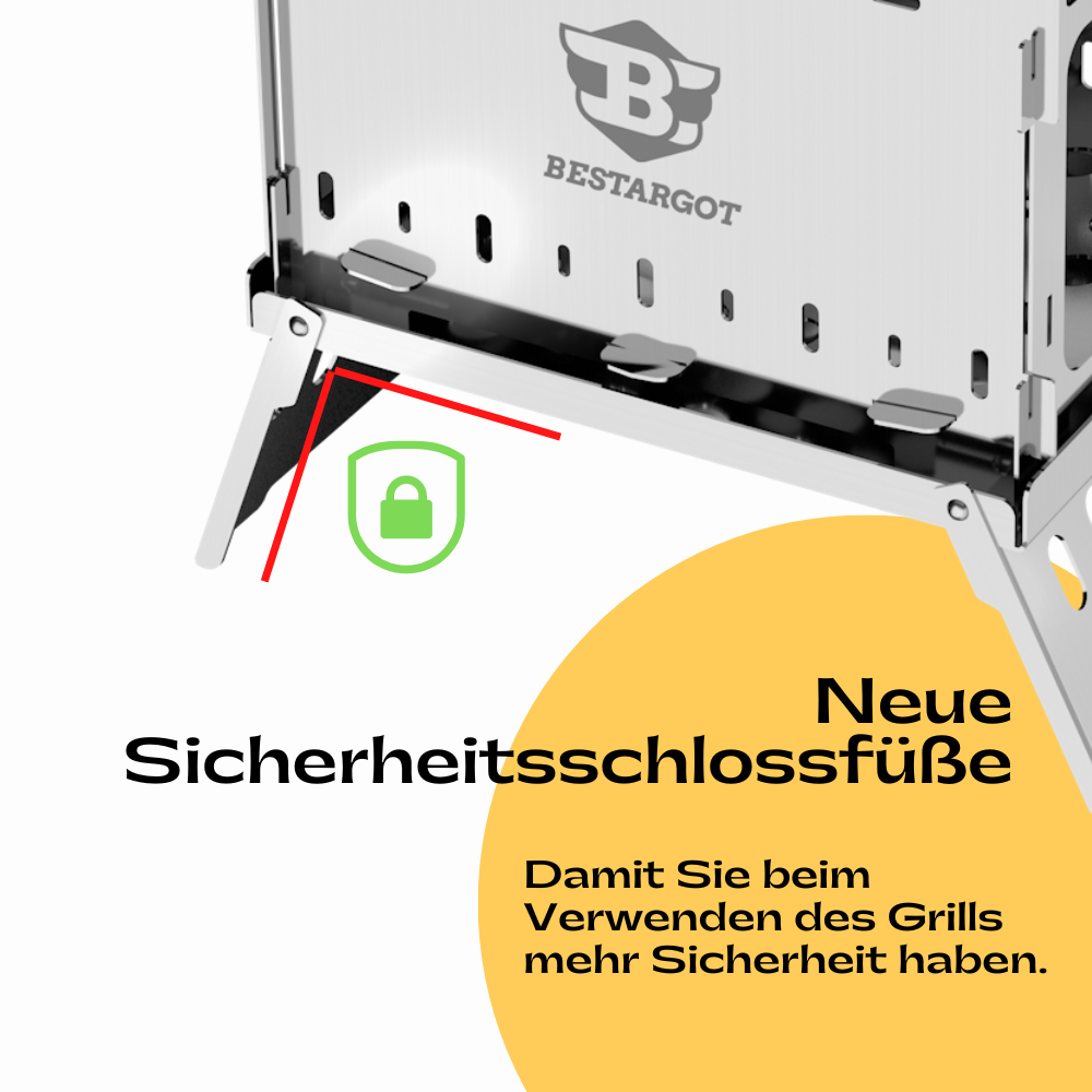 Hobo Kocher Pixel Gasgrill