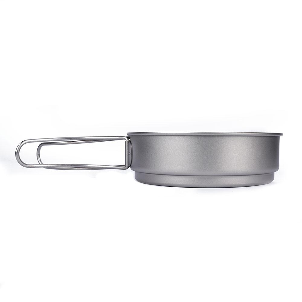 1100ML Pot with Pan Ti-Combo Set - Pot & Pan - BestargotCamp