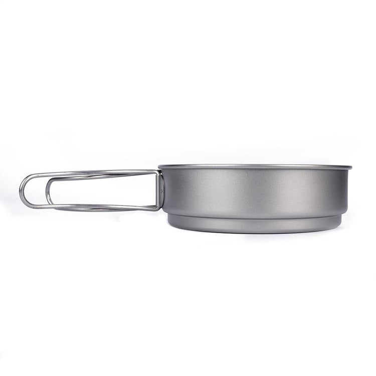 1100ML Pot with Pan Ti-Combo Set - Pot & Pan - BestargotCamp