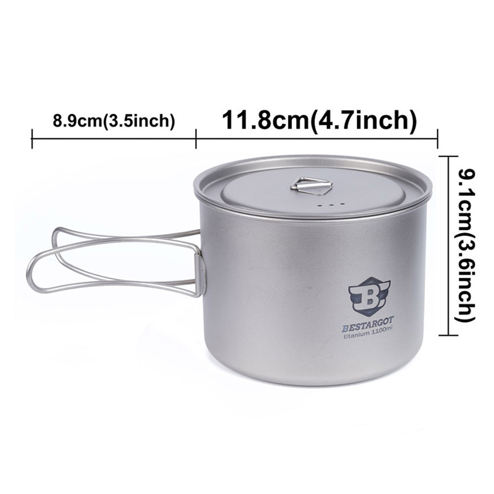 Titanium 1100ml Suppentopf