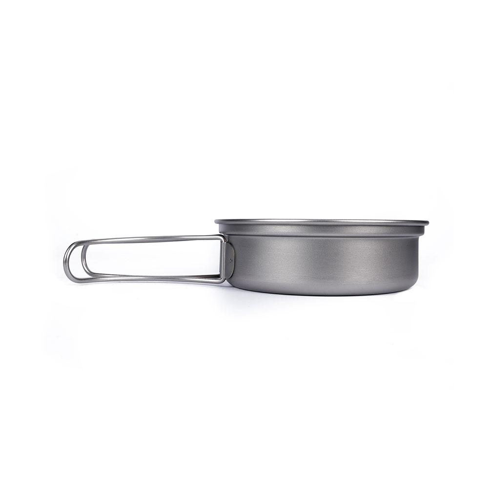 600ML Pot with Pan Ti-Combo Mini Set - Pot & Pan - BestargotCamp
