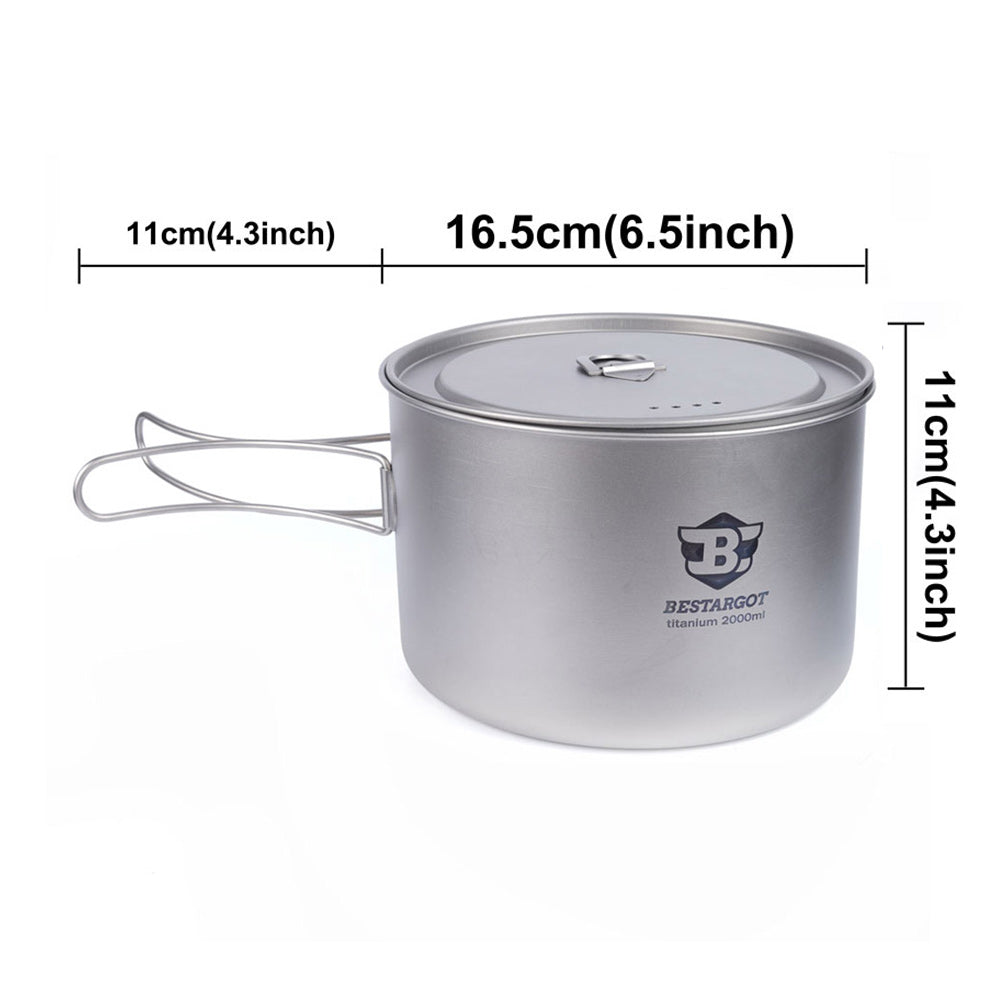 Titanium 1100ml Suppentopf