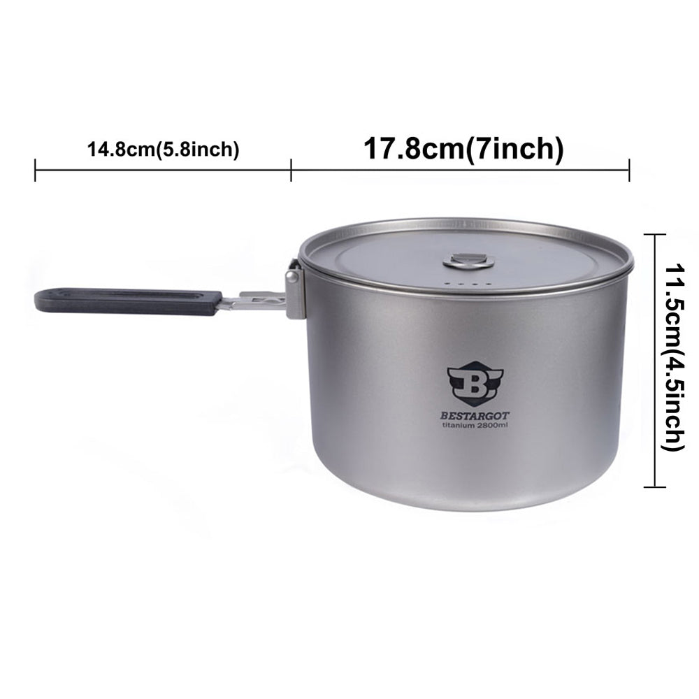 Titanium 1100ml Suppentopf
