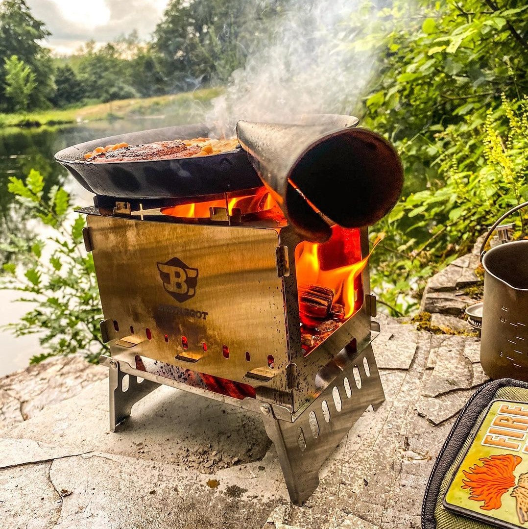 Camping Tragbarer Pixel-Grill