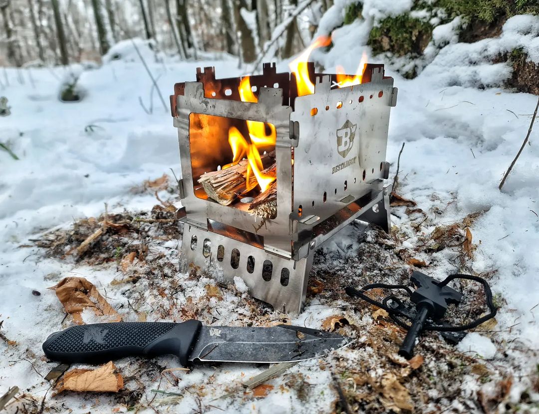 Der ultimative tragbare Grill 2023: Camping Holzofen Tragbar Hobo Kocher