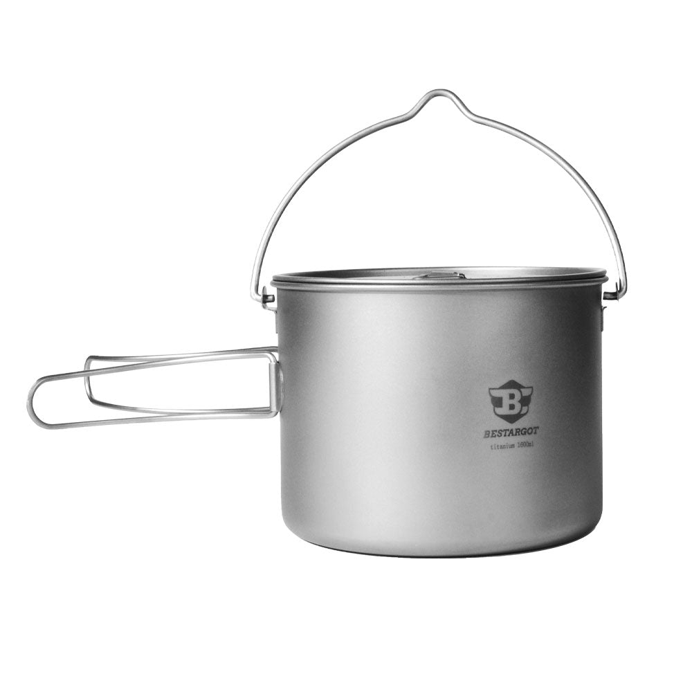 Camping Kochgeschirr Ti-Storm Set 1600ML Topf mit Pfanne