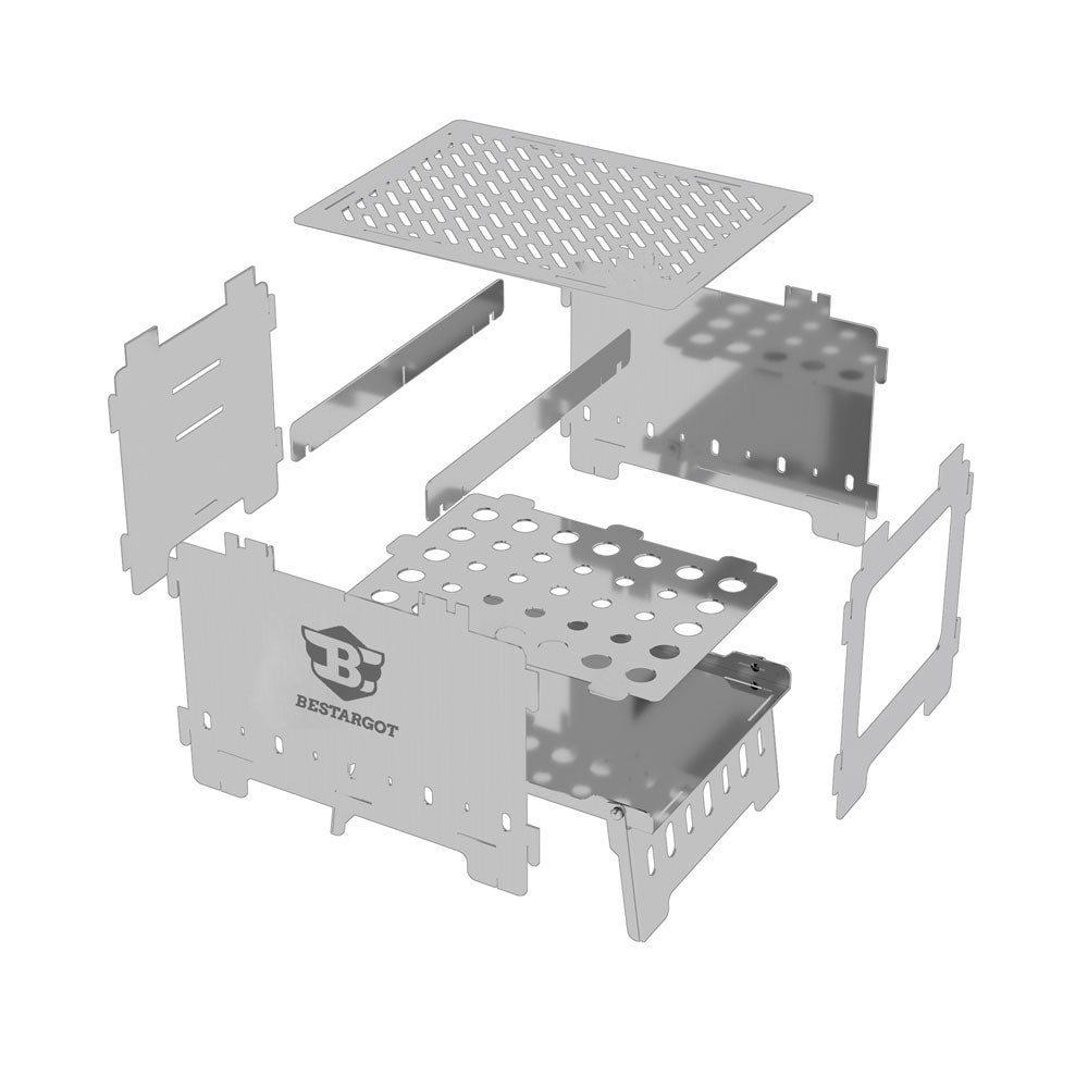Camping Tragbarer Pixel-Grill