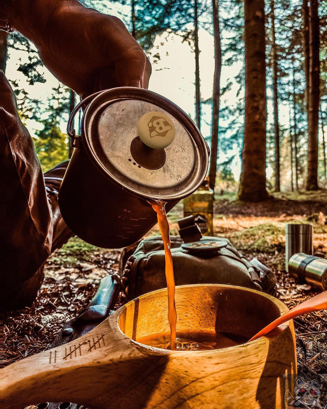 Kaffeekocher für Camping